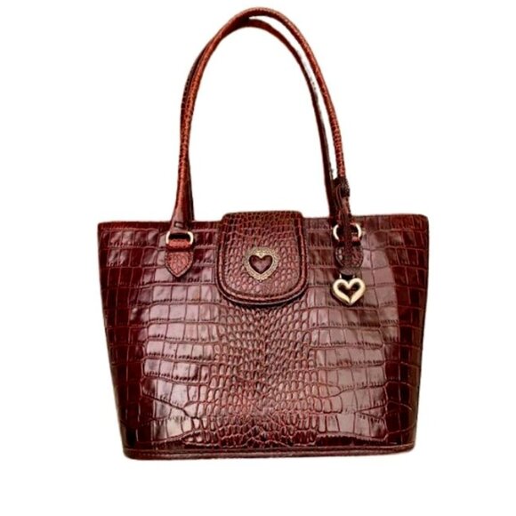 Brighton Croc Embossed Bag main image 0